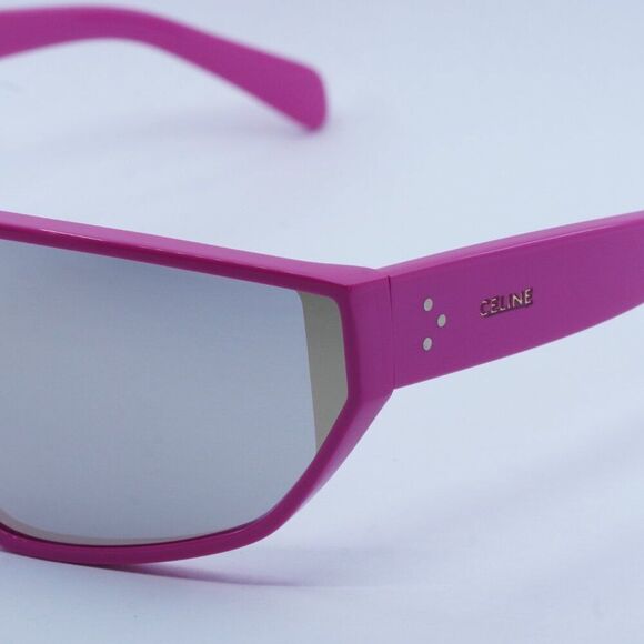 NEW CELINE CL40195I 75C PINK SILVER SUNGLASSES - Picture 3 of 10